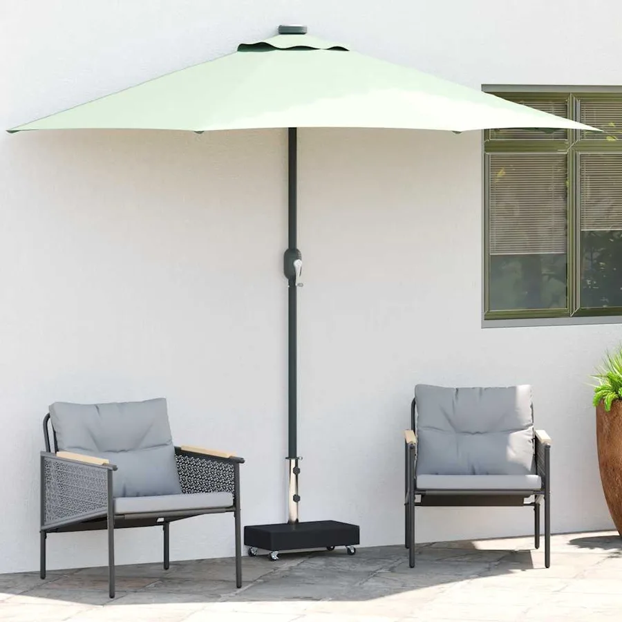 Socle de parasol Noir 45x25x8 cm Granite - 3