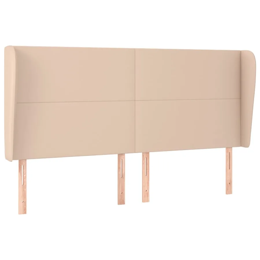 Tête de lit avec oreilles Cappuccino 203x23x118/128 cm - 2