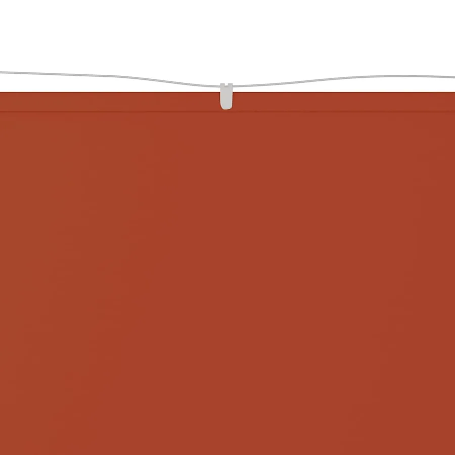 Auvent vertical Terre cuite 140x600 cm Tissu oxford - 3