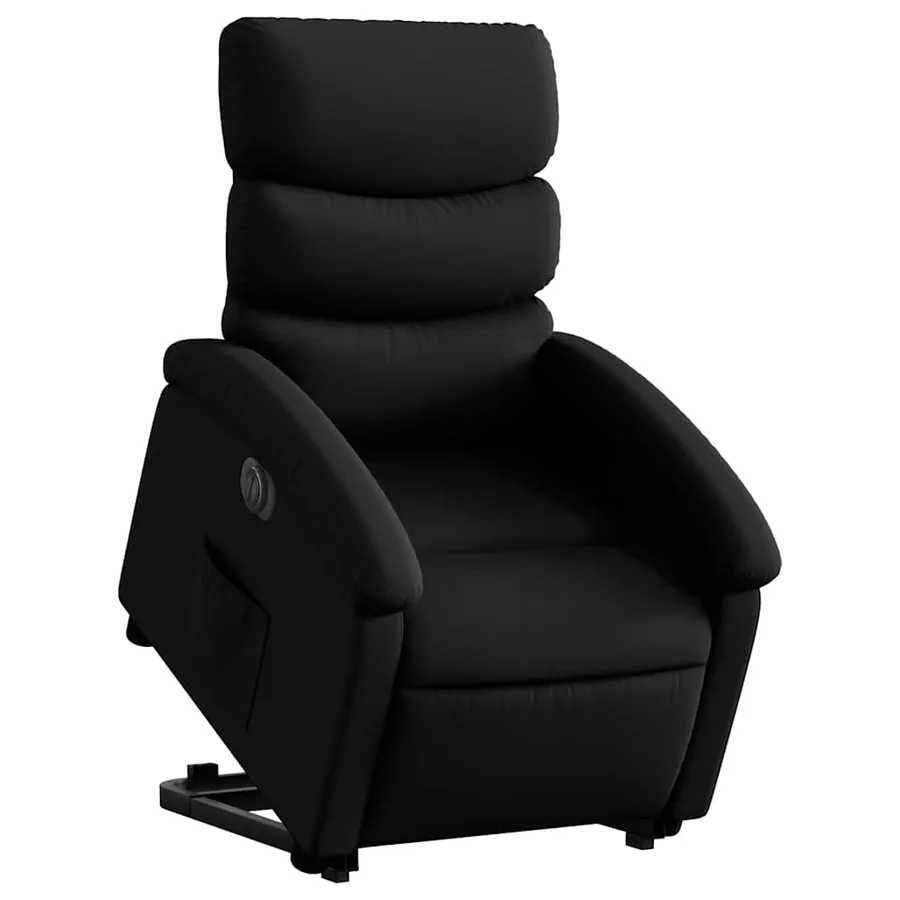 Fauteuil inclinable électrique noir similicuir - 3