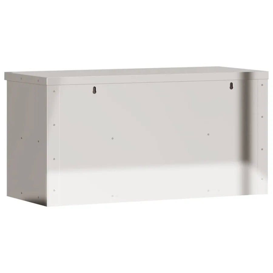 Armoire murale de cuisine avec portes coulissantes inox - 8