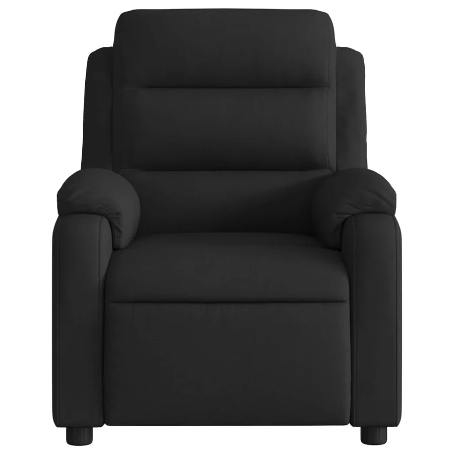 Fauteuil inclinable électrique Noir Tissu - 9