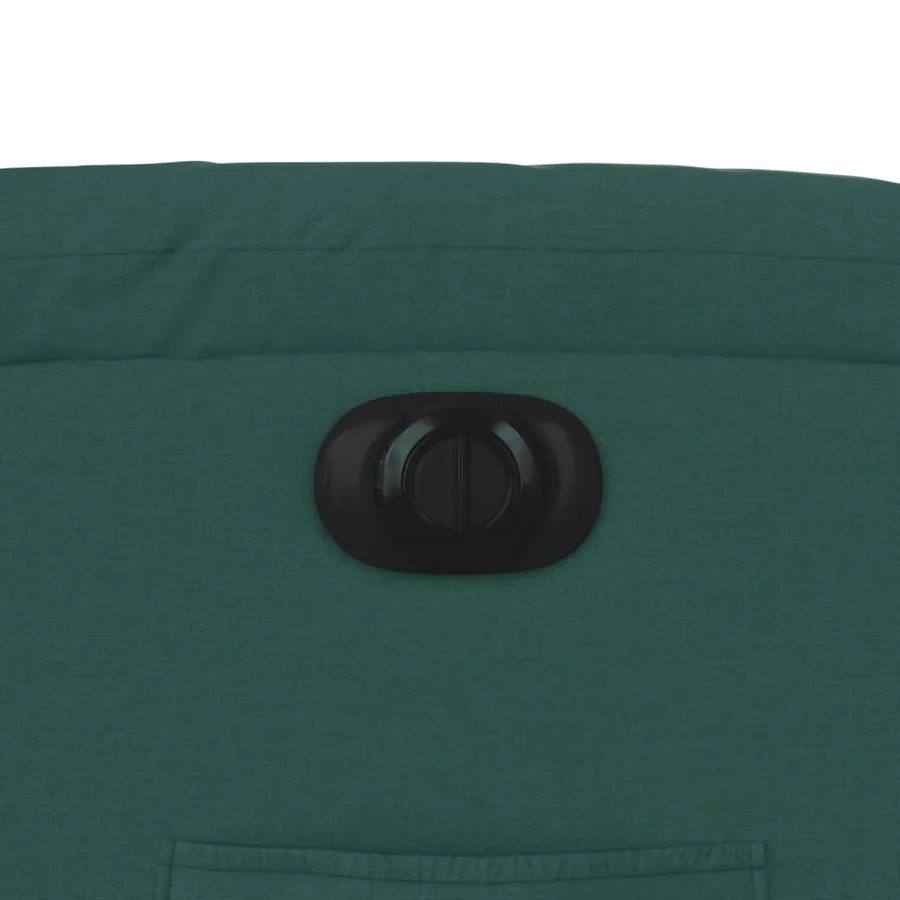 Fauteuil inclinable électrique vert foncé tissu - 13