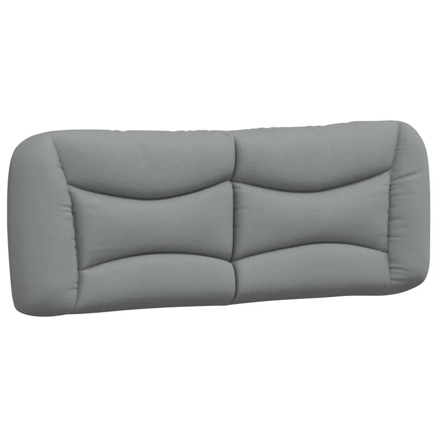 Coussin de tête de lit Hvar gris clair 120 cm tissu - 2