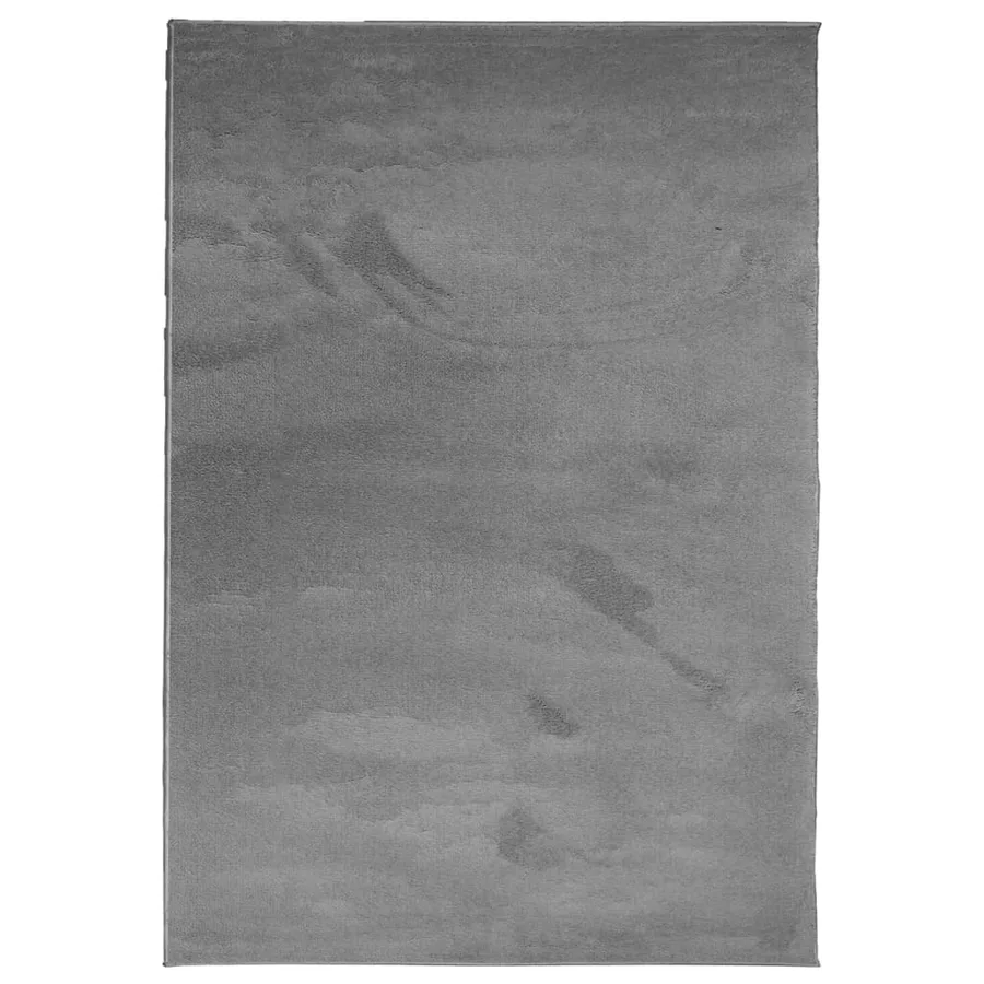 Tapis OVIEDO à poils courts anthracite 140x200 cm - 2