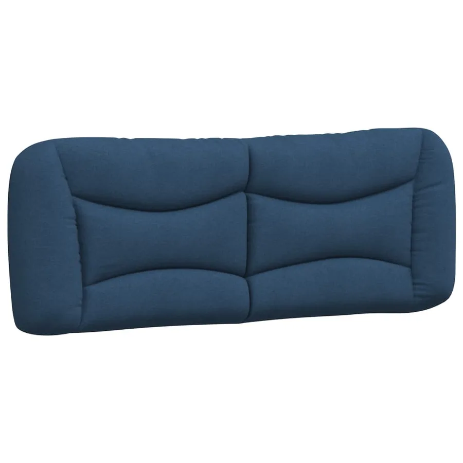 Coussin de tête de lit Hvar bleu 140 cm tissu - 2