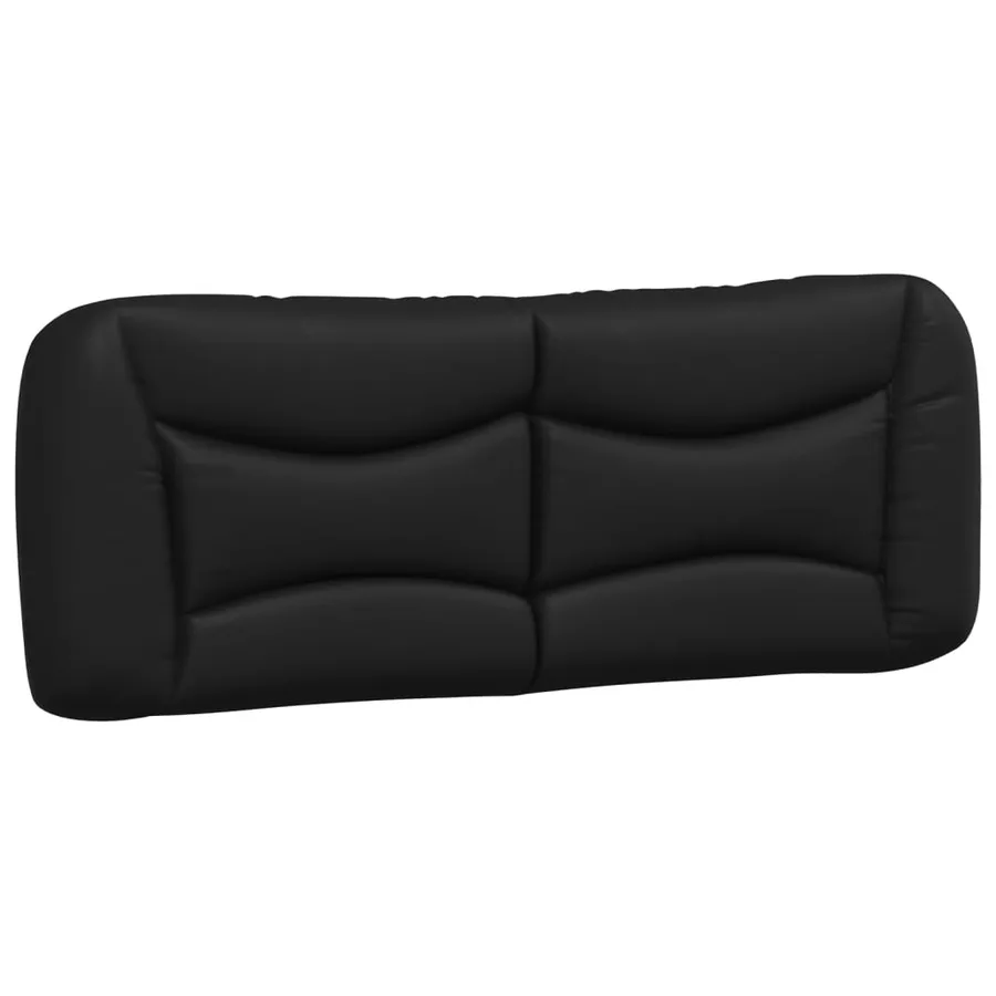 Coussin de tête de lit Hvar noir 120 cm similicuir - 2