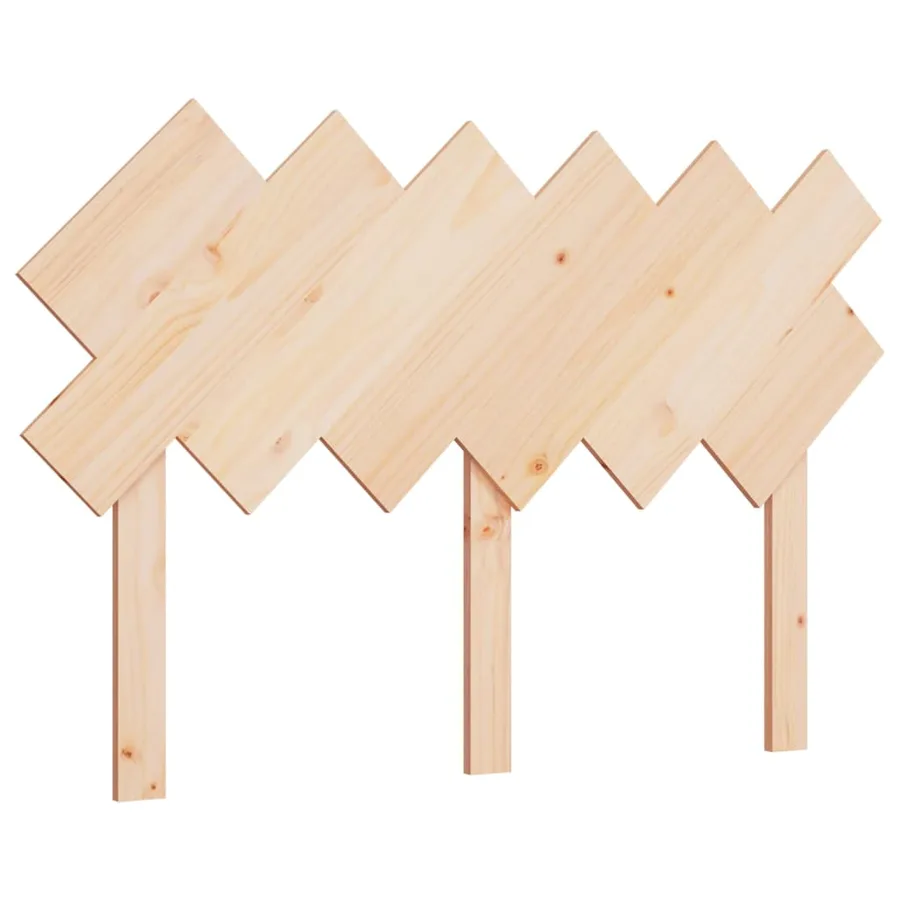 Tête de lit 132x3x81 cm Bois massif de pin - 2