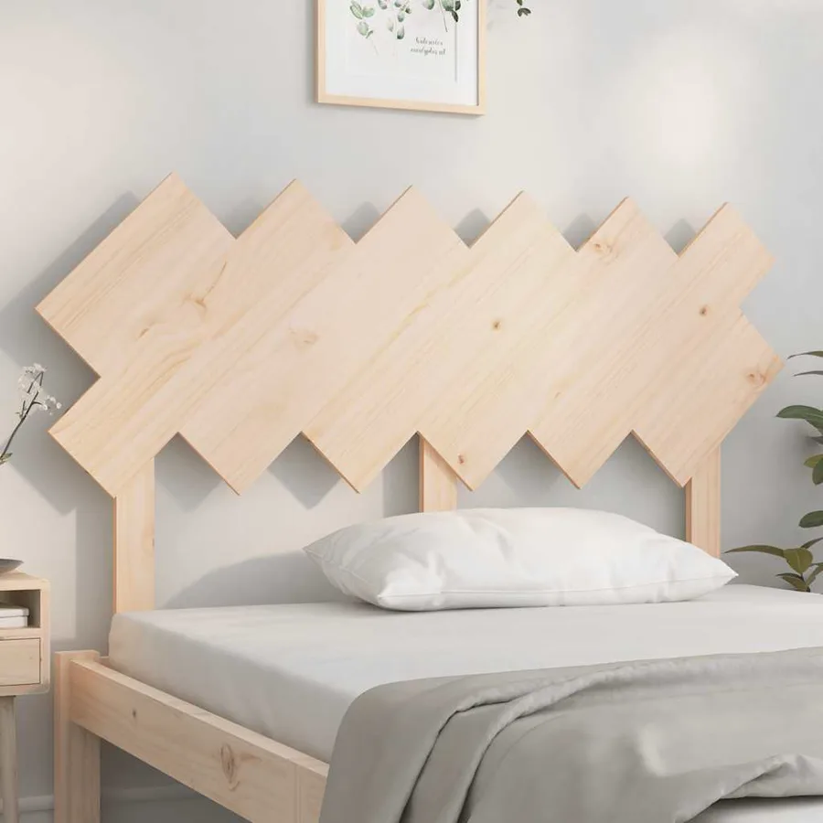 Tête de lit 132x3x81 cm Bois massif de pin - 3
