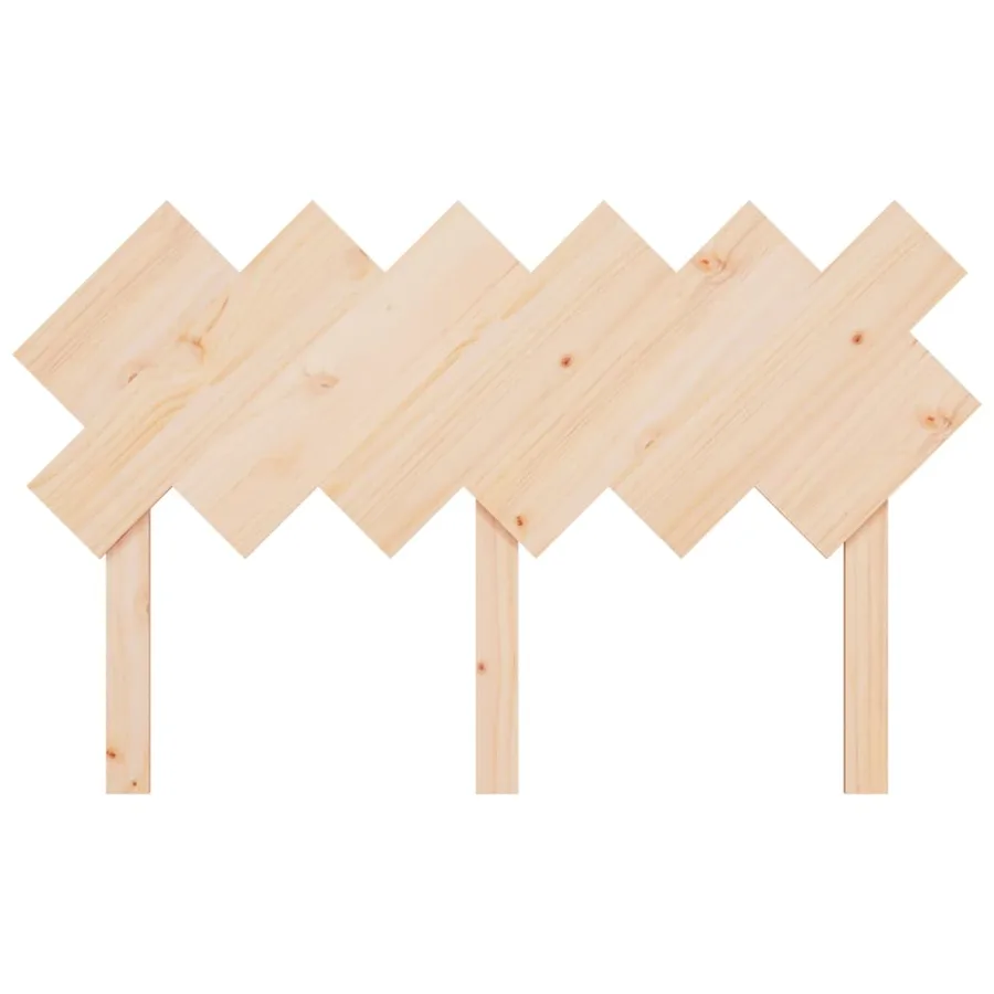 Tête de lit 132x3x81 cm Bois massif de pin - 4