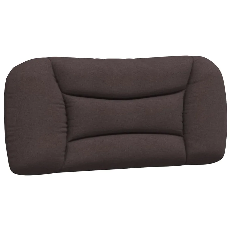 Coussin de tête de lit Hvar marron foncé 80 cm tissu - 2
