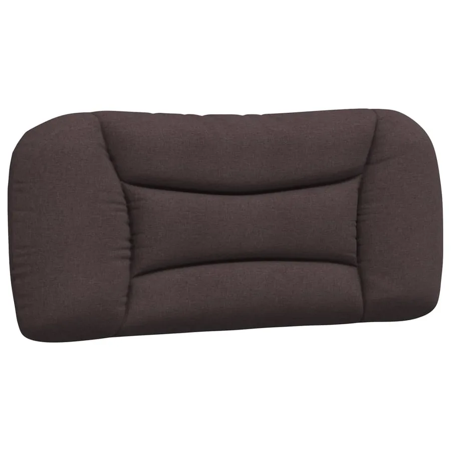 Coussin de tête de lit Hvar marron foncé 90 cm tissu - 2