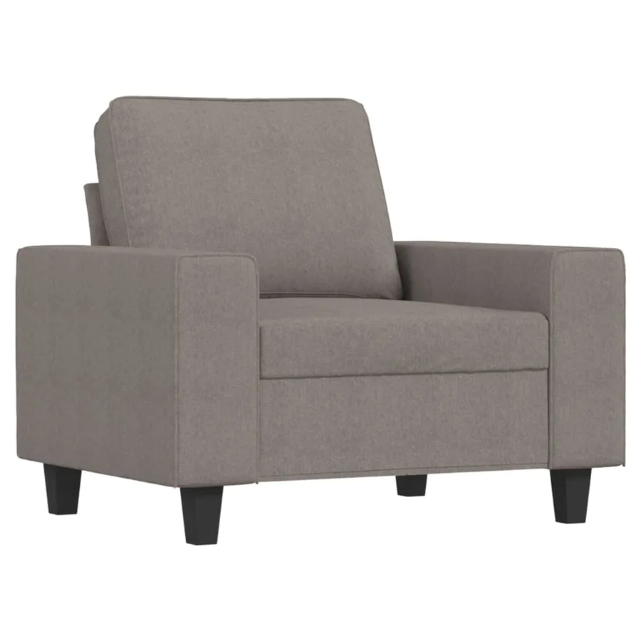 Ensemble de canapés 4 pcs taupe tissu - 3