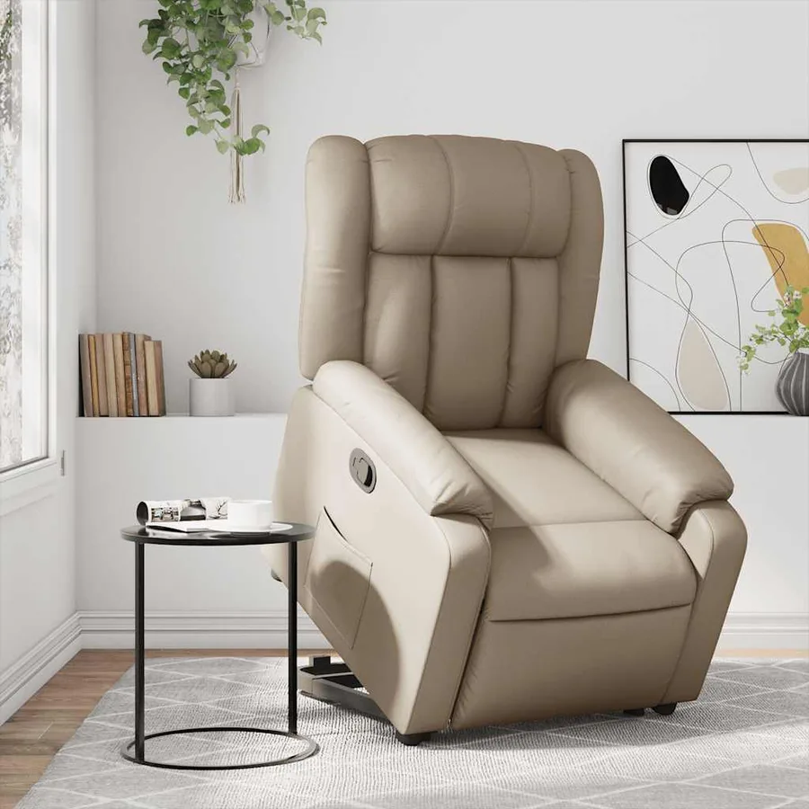 Fauteuil inclinable Cappuccino Similicuir - 15