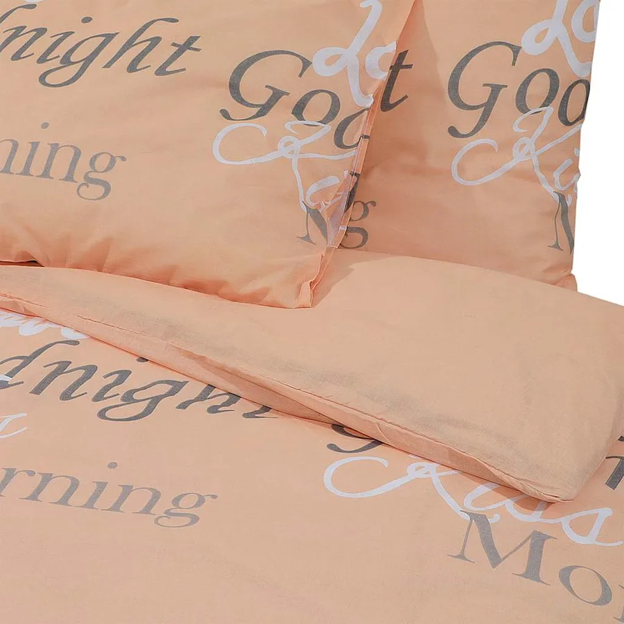 Ensemble de housse de couette rose 135x200 cm Coton - 5