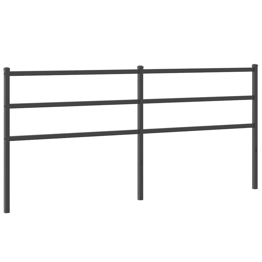 Tête de lit de remplacement métal noir 180 cm - 2