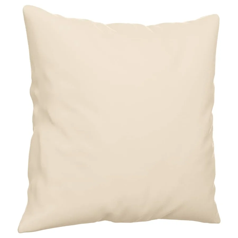 Canapé 3 places avec oreillers beige 180 cm tissu microfibre - 6