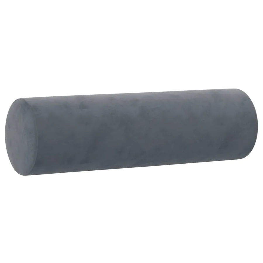 Canapé 2 places avec oreillers gris foncé 120 cm velours - 6