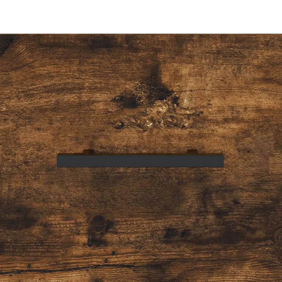 Buffet chêne fumé 69,5x34x90 cm bois d'ingénierie - 11