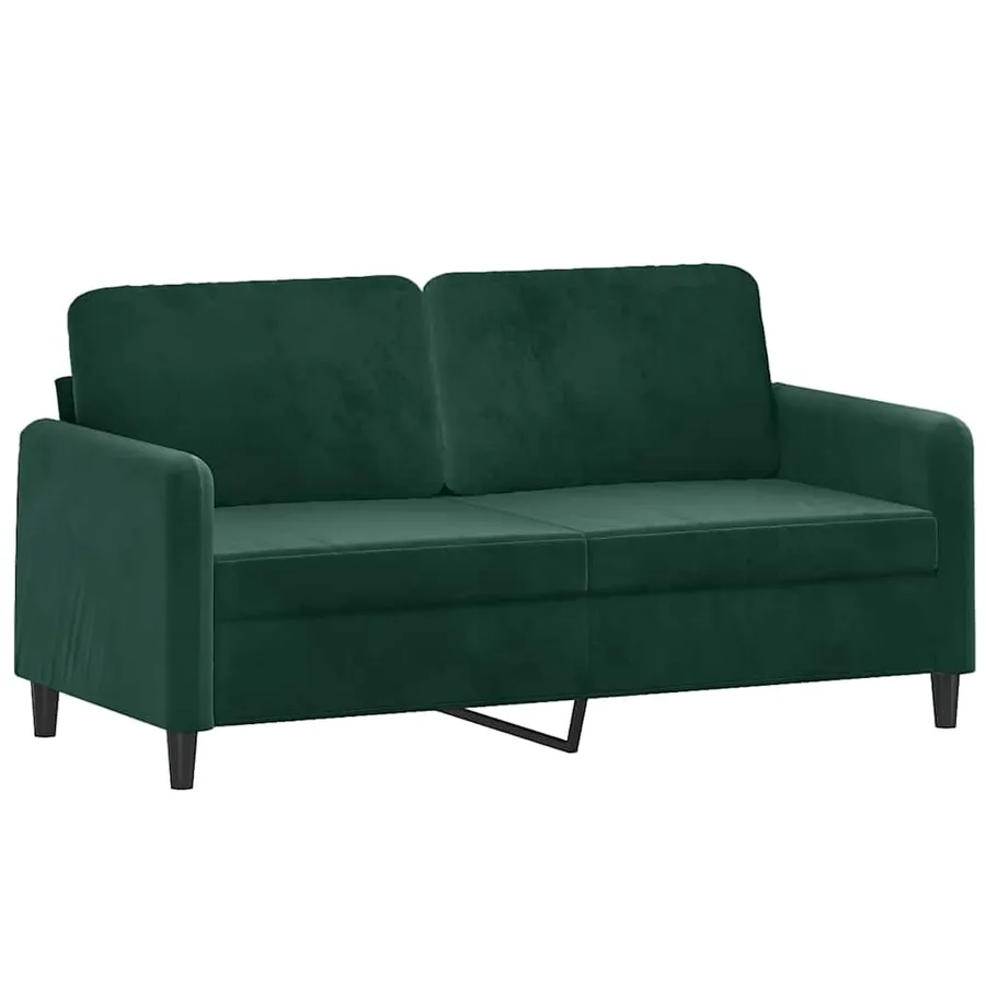 Ensemble de canapés 3 pcs vert foncé velours - 4