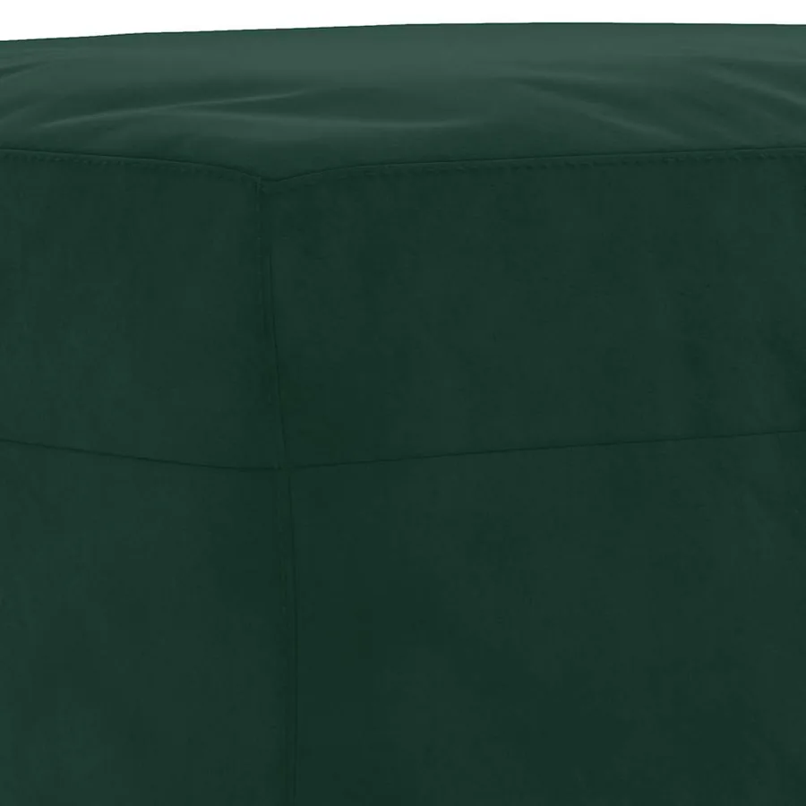 Ensemble de canapés 3 pcs vert foncé velours - 7