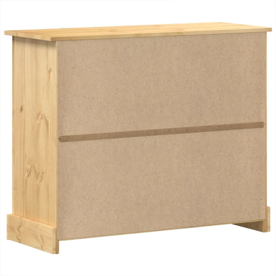 Commode Corona 110x43x91 cm bois massif de pin - 6