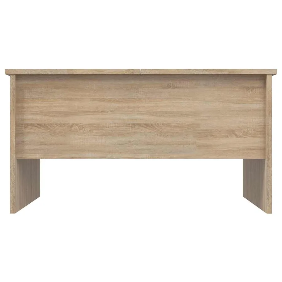 Table basse chêne sonoma 80x50x42,5 cm bois d'ingénierie - 6