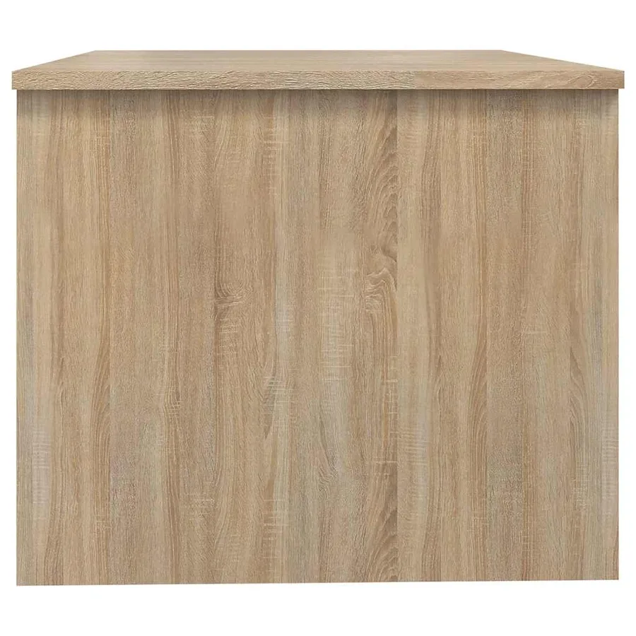 Table basse chêne sonoma 80x50x42,5 cm bois d'ingénierie - 7