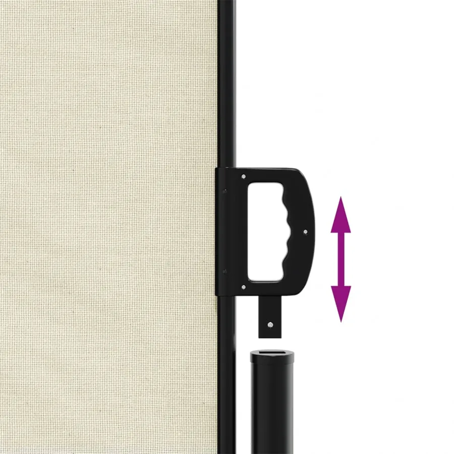 Auvent latéral rétractable Crème 220x1200 cm - 6