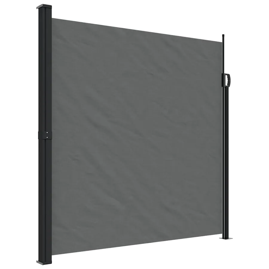 Auvent latéral rétractable anthracite 200x500 cm - 2