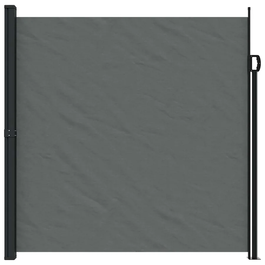 Auvent latéral rétractable anthracite 200x500 cm - 4