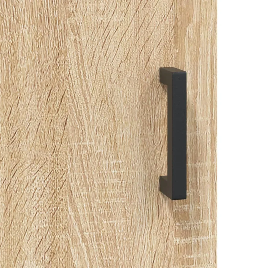 Buffet haut Chêne sonoma 69,5x34x180 cm Bois d'ingénierie - 10