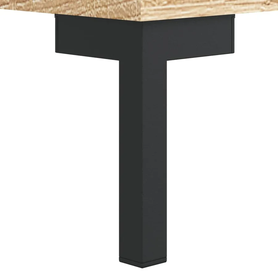 Buffet haut Chêne sonoma 69,5x34x180 cm Bois d'ingénierie - 11