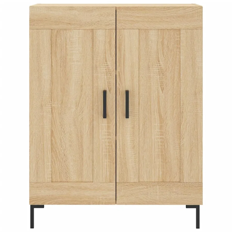 Buffet haut Chêne sonoma 69,5x34x180 cm Bois d'ingénierie - 8