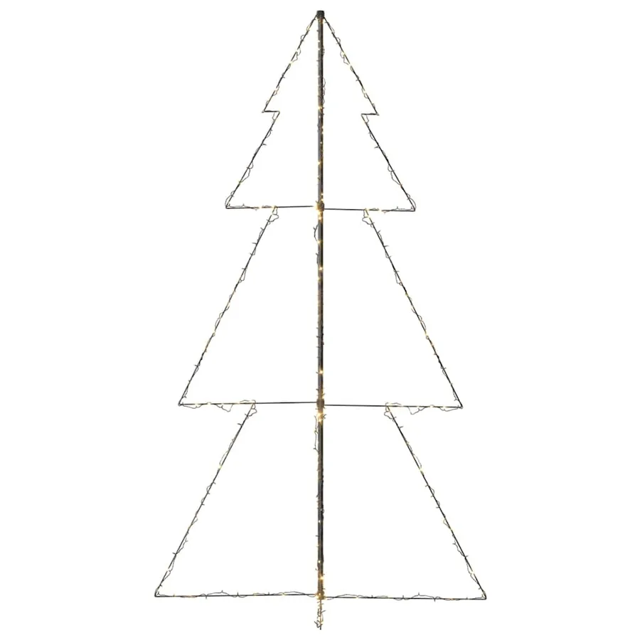 Arbre de Noël cône 300 LED d'intérieur/d'extérieur 120x220 cm - 5