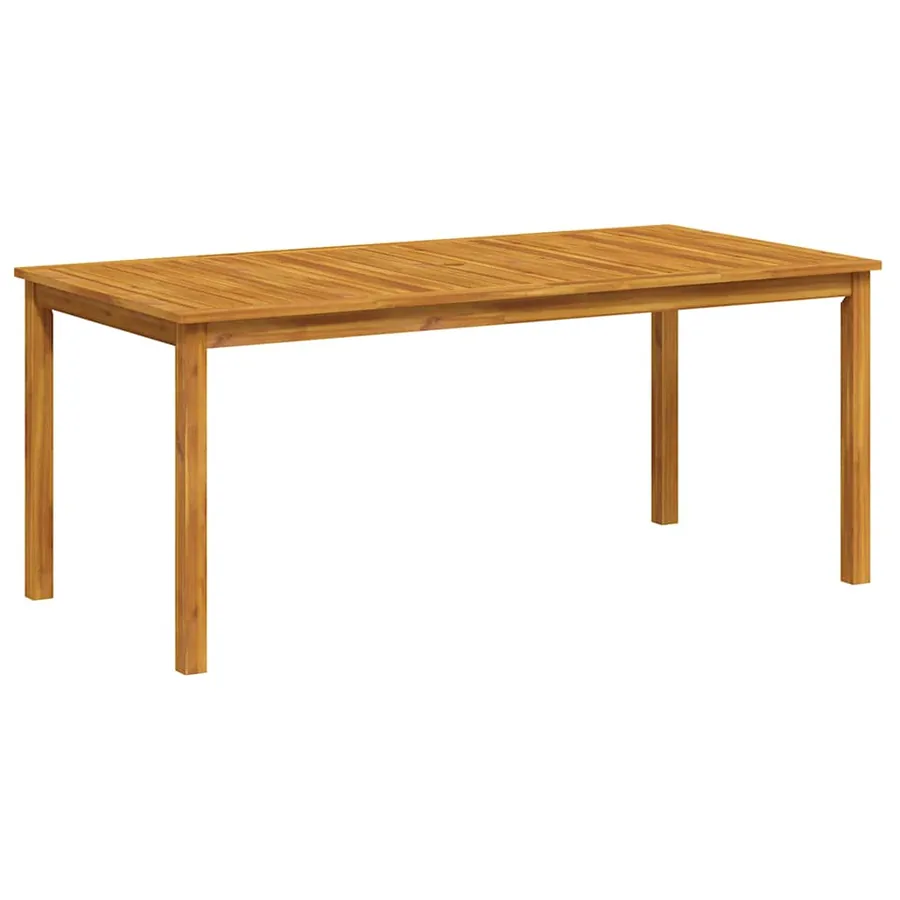 Table à manger de jardin 180x90x75 cm bois massif d'acacia - 2