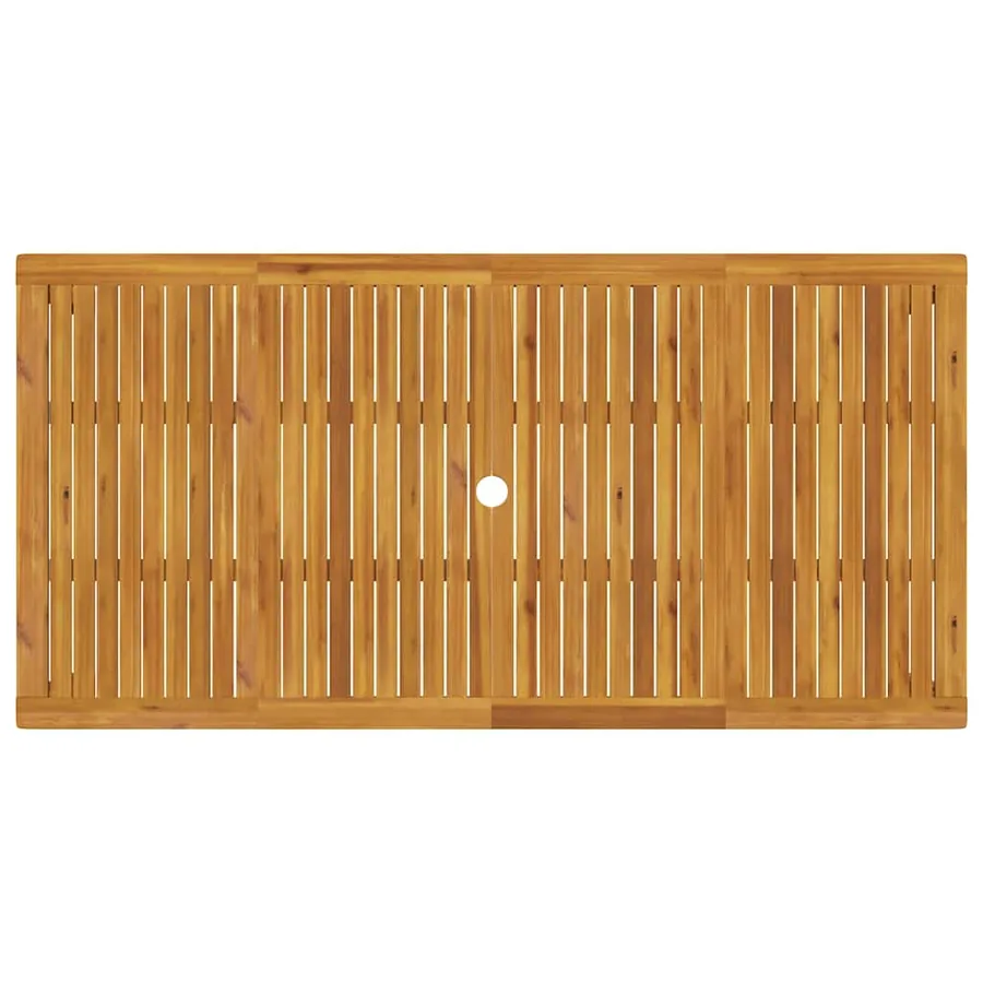 Table à manger de jardin 180x90x75 cm bois massif d'acacia - 6