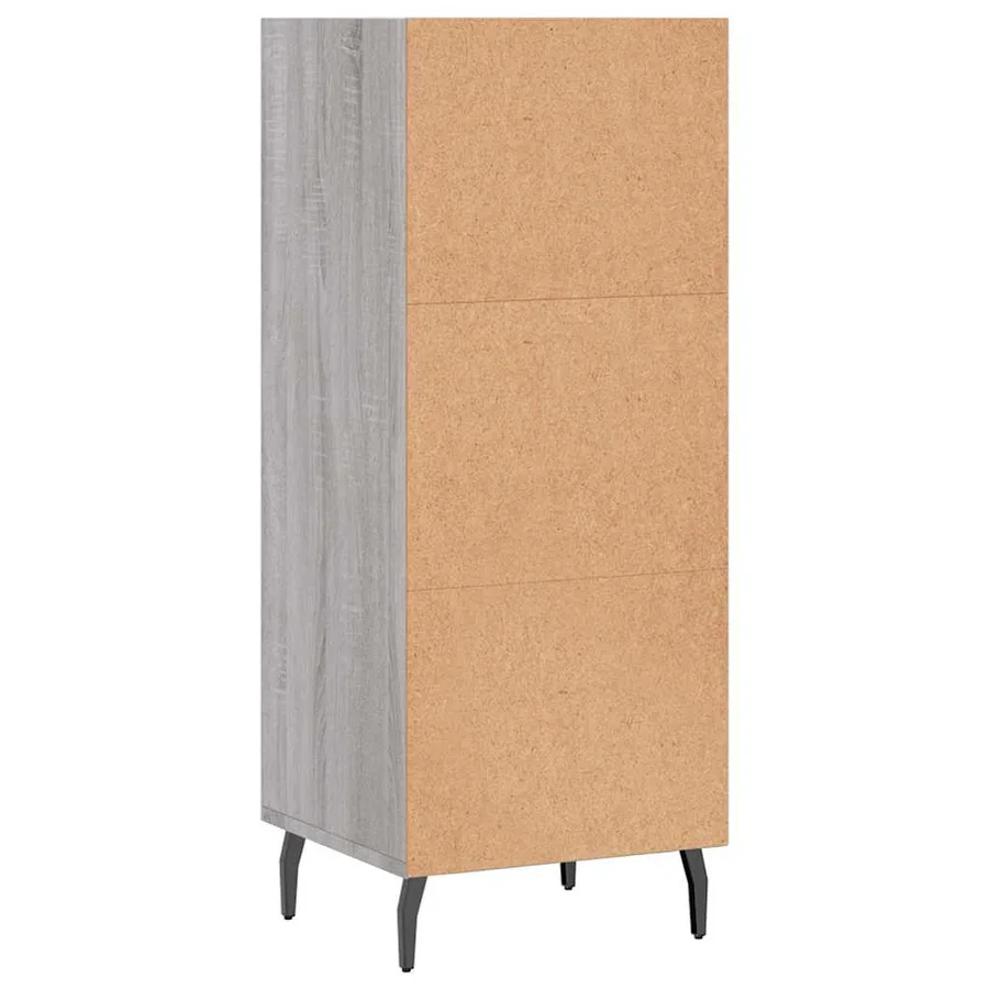 Buffet sonoma gris 34,5x32,5x90 cm bois d'ingénierie - 6