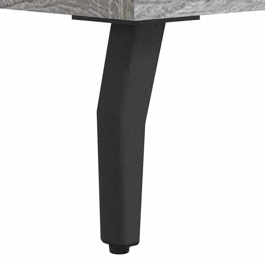 Buffet sonoma gris 34,5x32,5x90 cm bois d'ingénierie - 7
