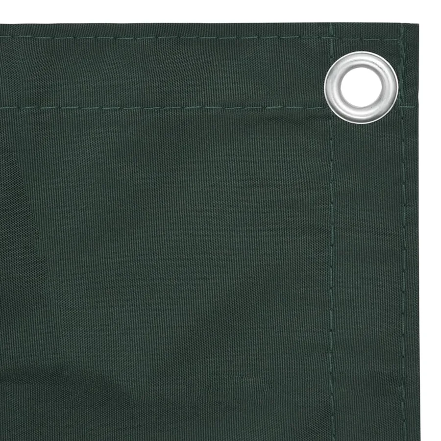 Écran de balcon Vert foncé 90x300 cm Tissu Oxford - 3