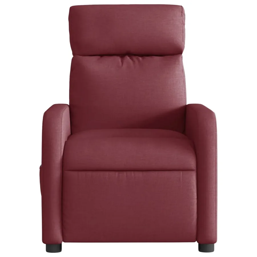 Fauteuil inclinable électrique Rouge bordeaux Tissu - 9