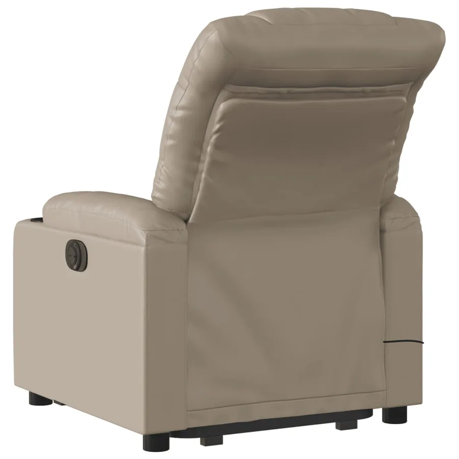 Fauteuil inclinable de massage Cappuccino Similicuir - 5