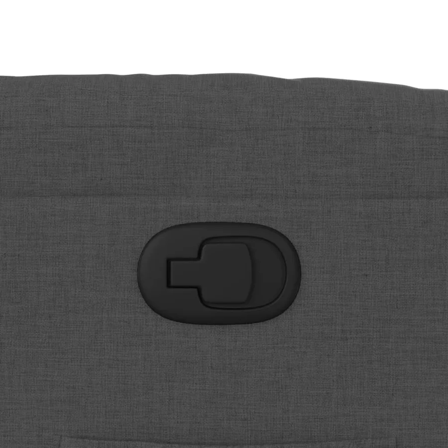 Fauteuil inclinable Gris foncé Tissu - 12