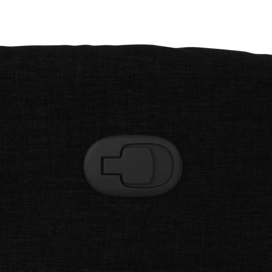 Fauteuil inclinable Noir Tissu - 9