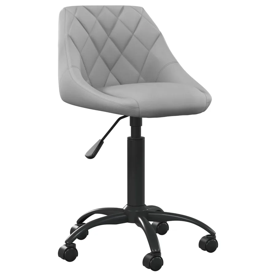 Chaise de salle à manger Gris clair Velours - 2