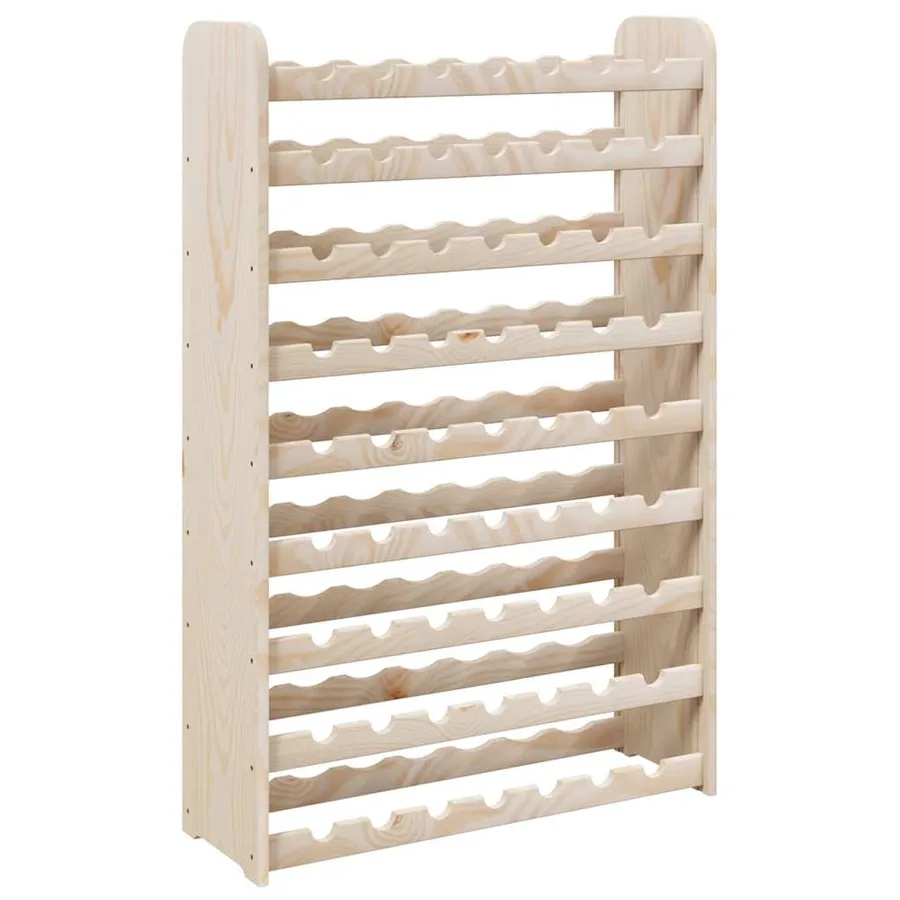 Casier à vin 72,5x25x111,5 cm Bois de pin massif - 2