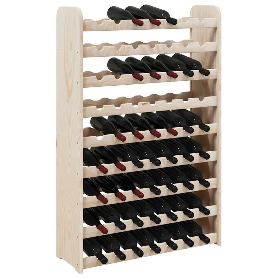 Casier à vin 72,5x25x111,5 cm Bois de pin massif - 4