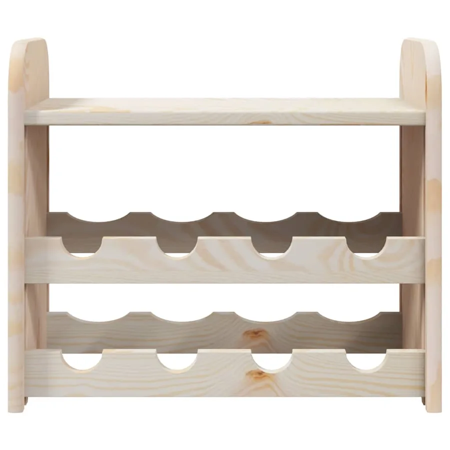 Casier à vin avec panneau supérieur 43x25x37 cm bois pin massif - 5