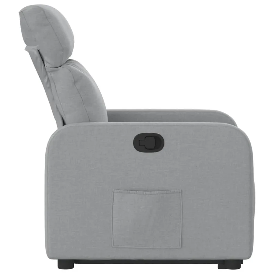 Fauteuil inclinable Gris clair Tissu - 10
