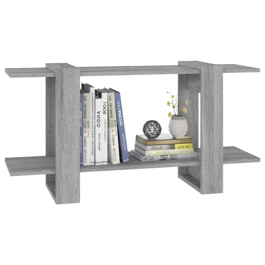Bibliothèque Sonoma gris 100x30x51 cm Bois d'ingénierie - 5